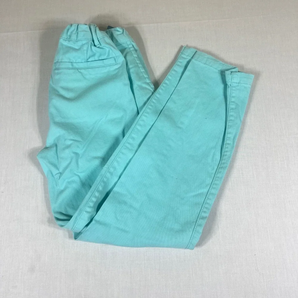 The Children's Place Boys Turquoise Chino Pants Aqua Straight Leg Size 8